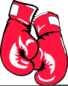 Boxer and gloves free. Boxing clipart teaching