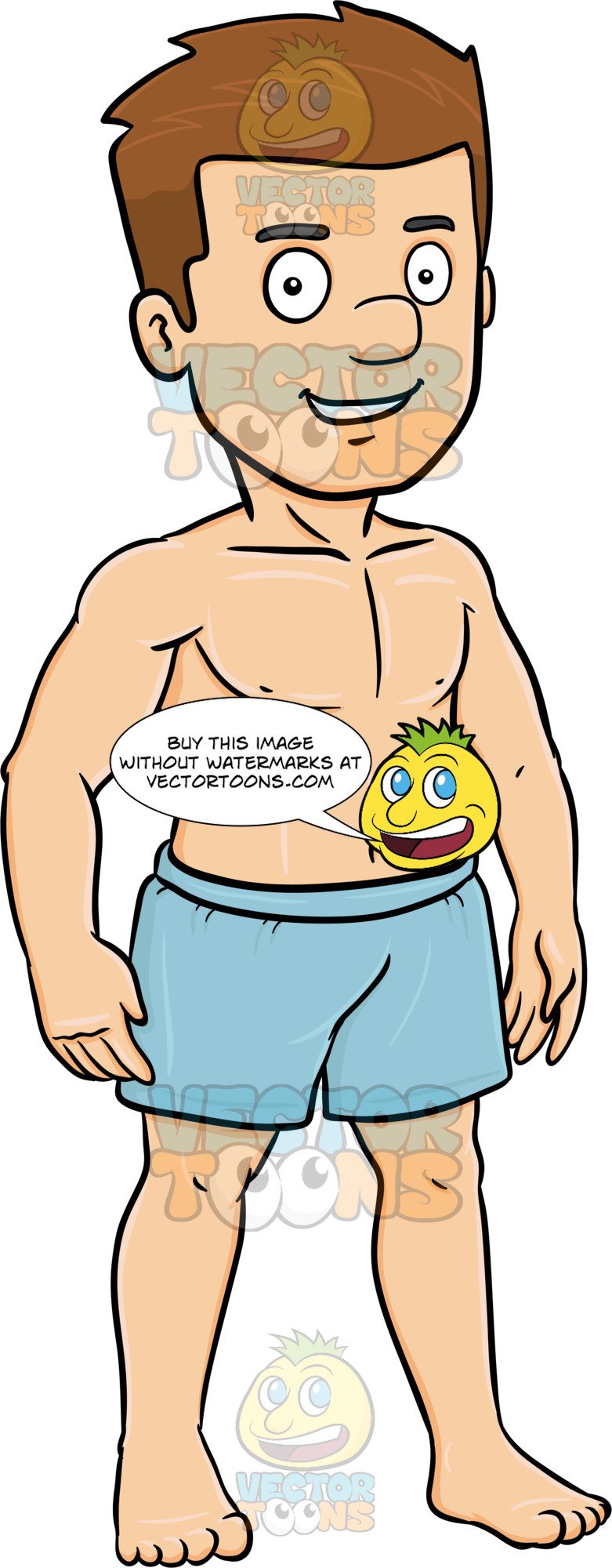 Boxer clipart boxing man. A wearing boxers shorts