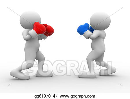 boxer clipart boxing match
