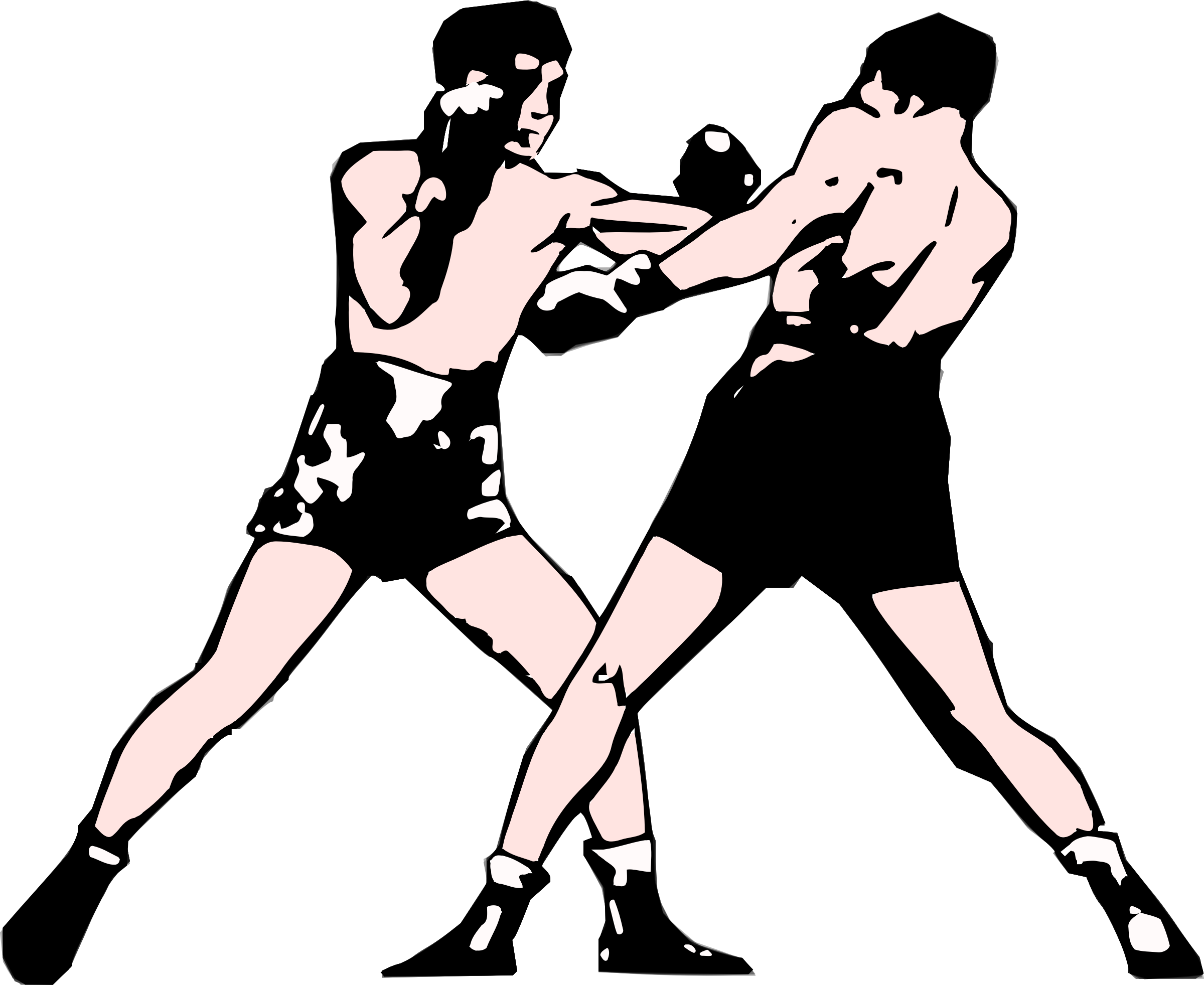 retro clipart boxing