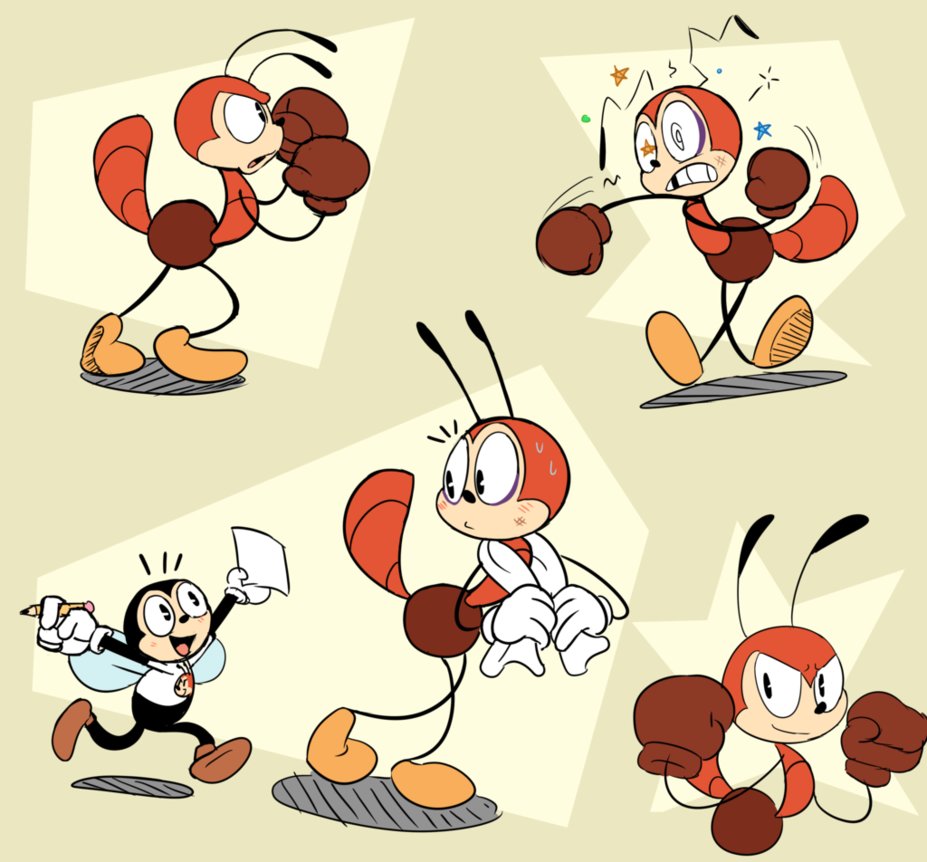 Boxer clipart deviantart. Boxing ant by dog