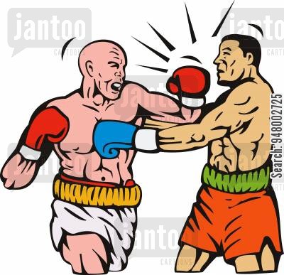boxer clipart jab