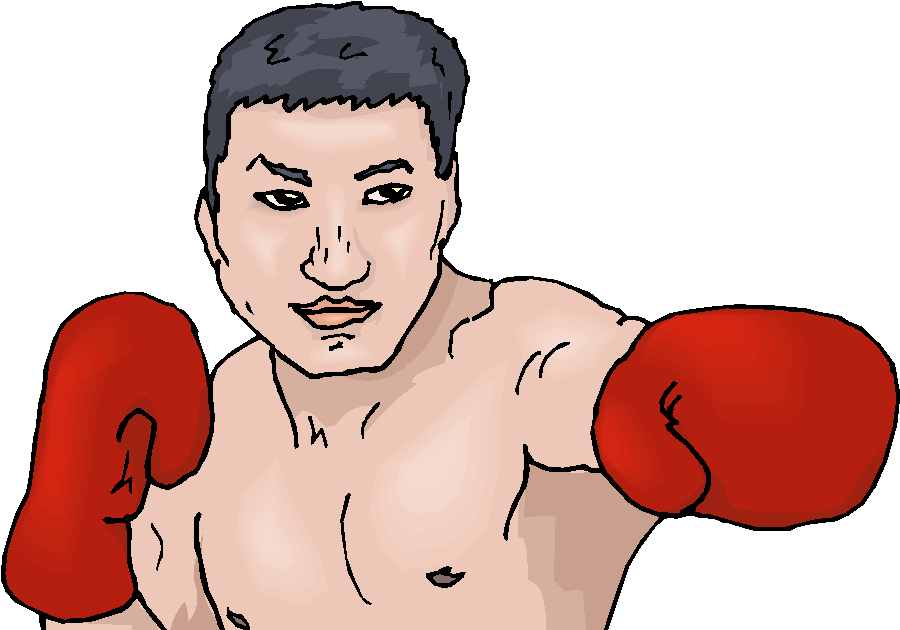 boxing clipart jab