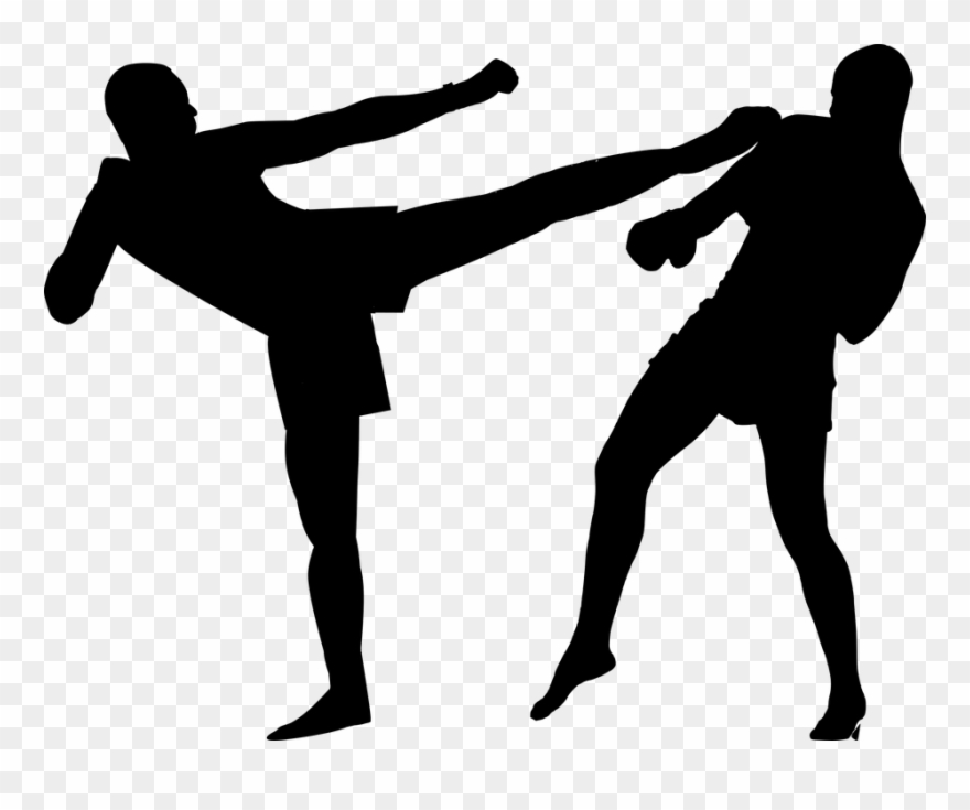 boxing clipart kick boxing
