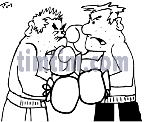 boxer clipart law interaction