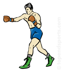 boxing clipart boxing man