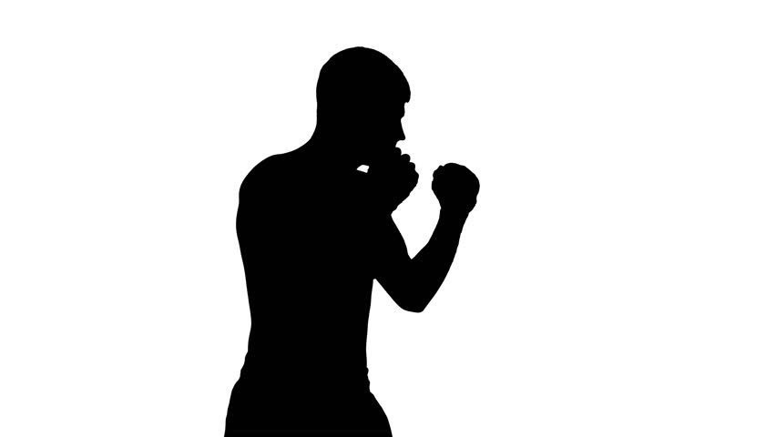 boxing clipart shadow boxing