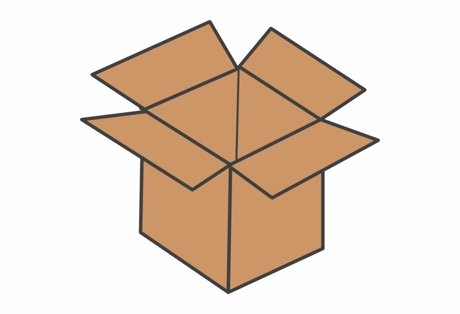 boxes clipart brown box