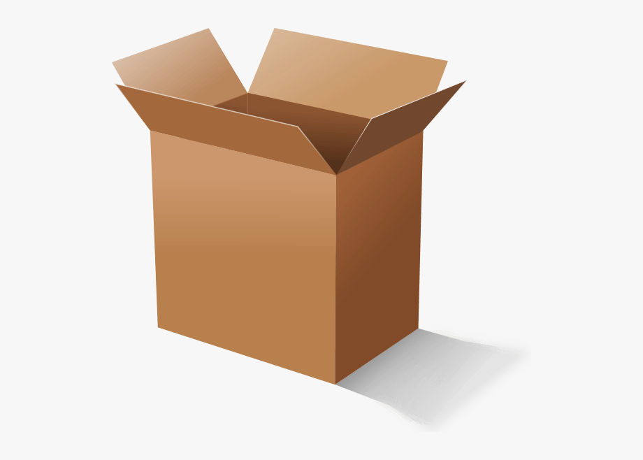 Boxes clipart cardboard box. Small free cliparts on