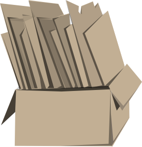 Packing clip art at. Box clipart carton box