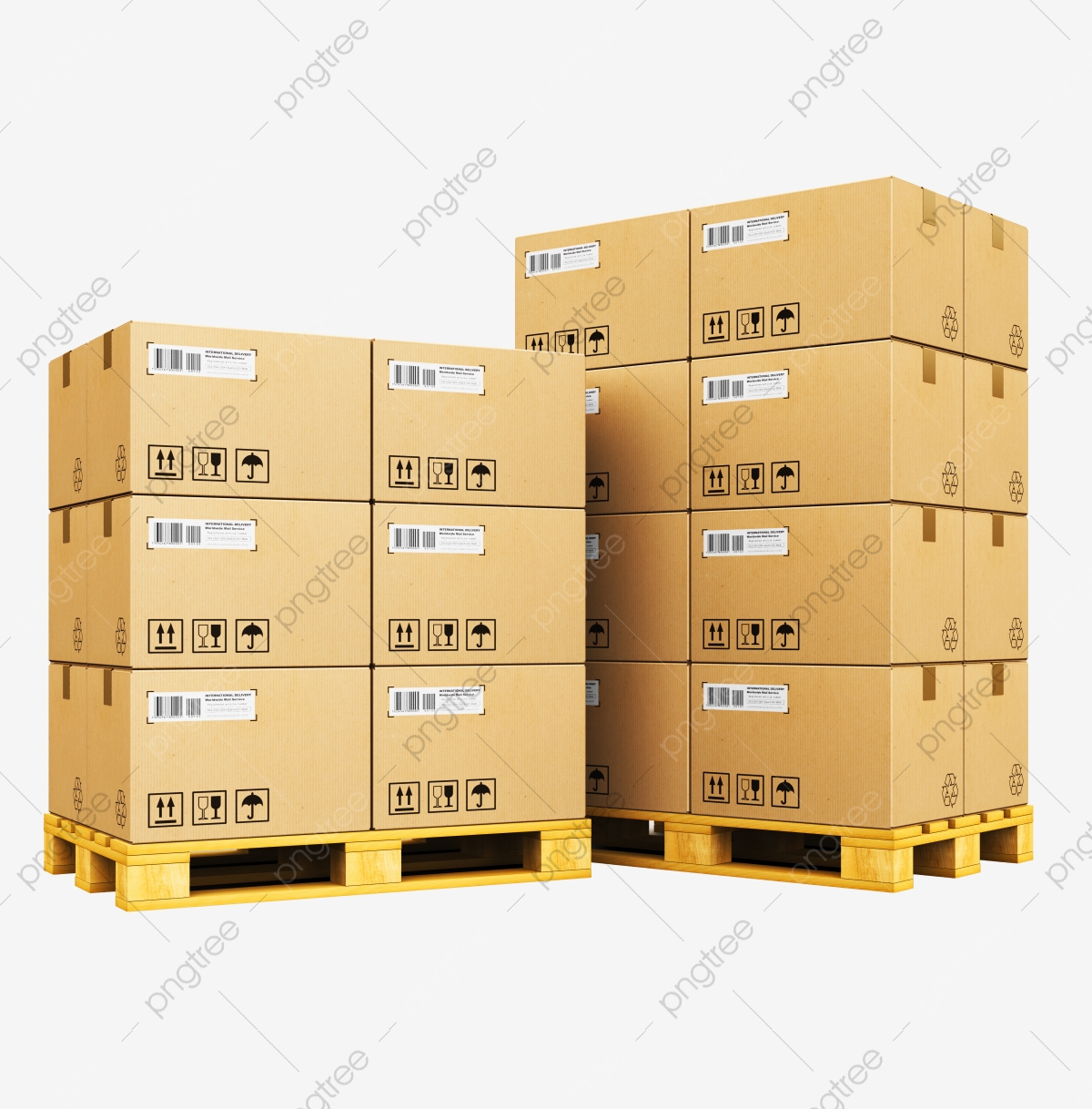 boxes clipart pallet