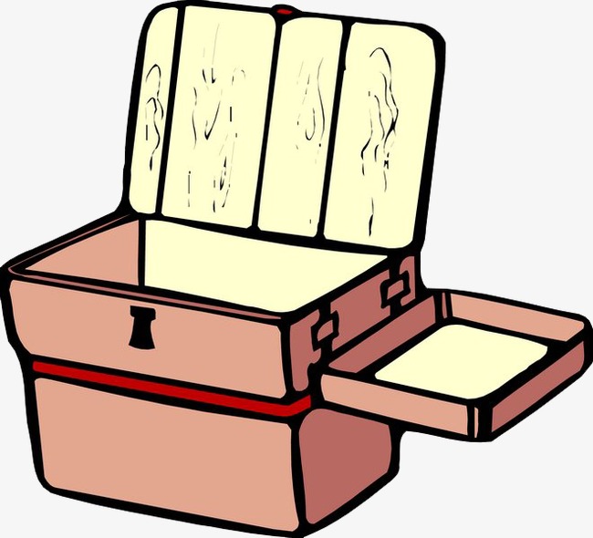Cartoon bags and png. Boxes clipart storage box