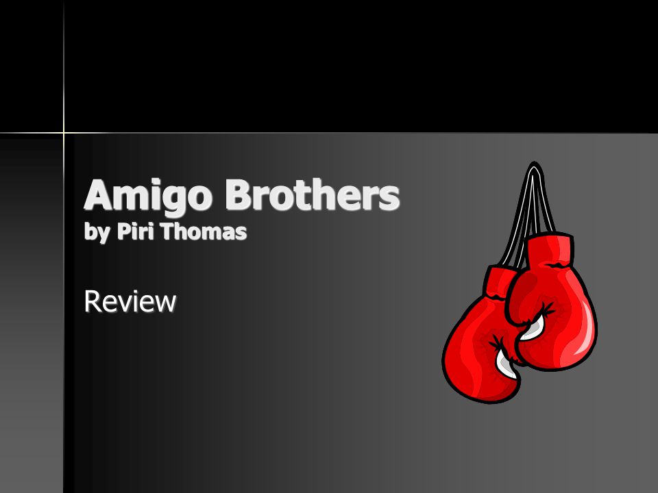 who wins the fight from amigo brothers