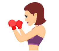 boxing clipart boxer