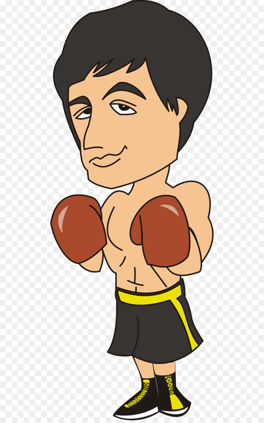 boxing clipart boxing player