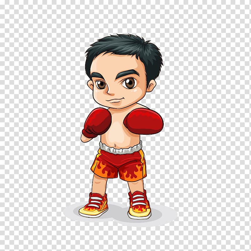 boxing clipart boy