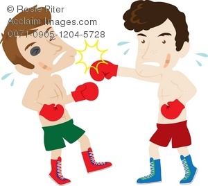 boxing clipart cartoon