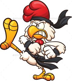 boxing clipart chicken
