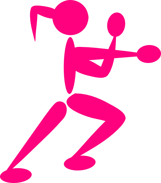 Girl boxing clip art. Glove clipart pink glove