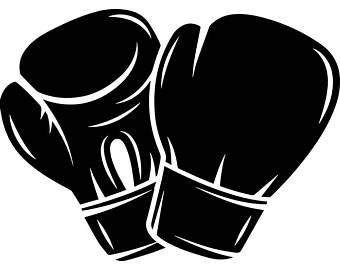 Boxing clipart kickboxing glove. Gloves fight fighting mma