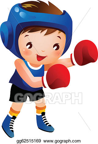 boxing clipart kids