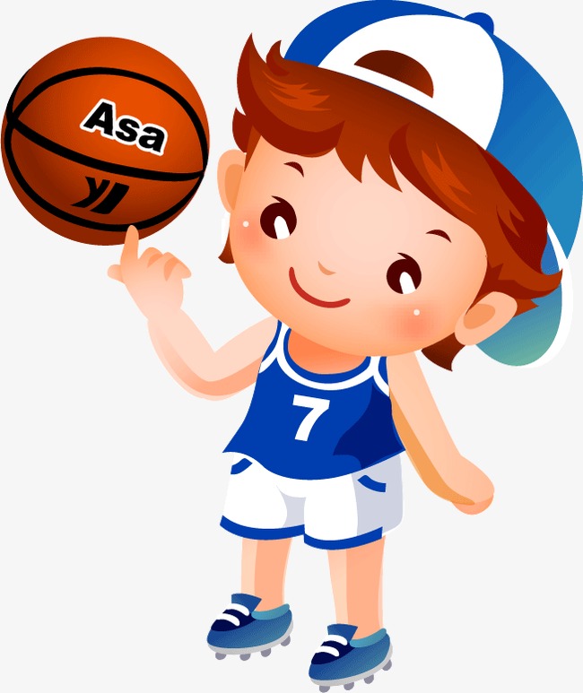 boy clipart basketball player