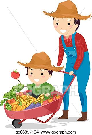 farmer clipart illustration