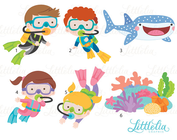 Diver clipart boy. Diving scrapbook clip 