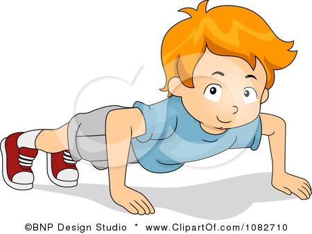 boy clipart exercise