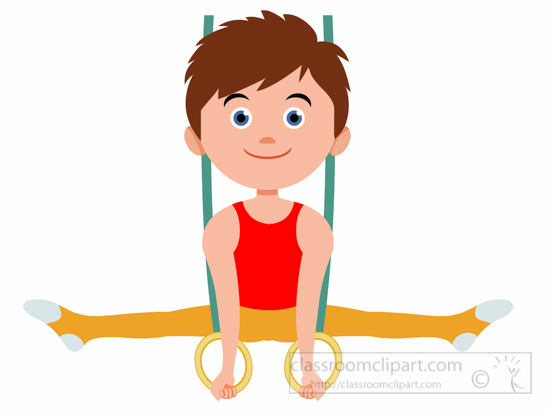 boy clipart gymnastics