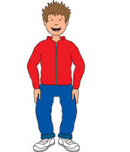 A i royalty free. Boy clipart person