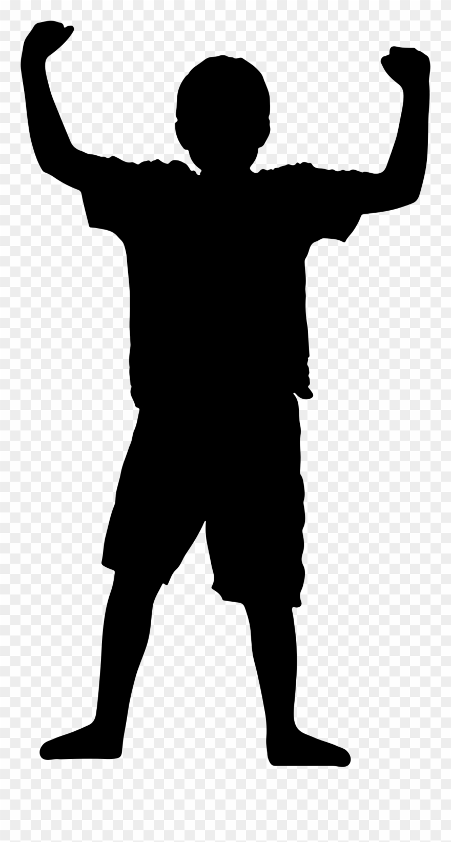 boy clipart silhouette