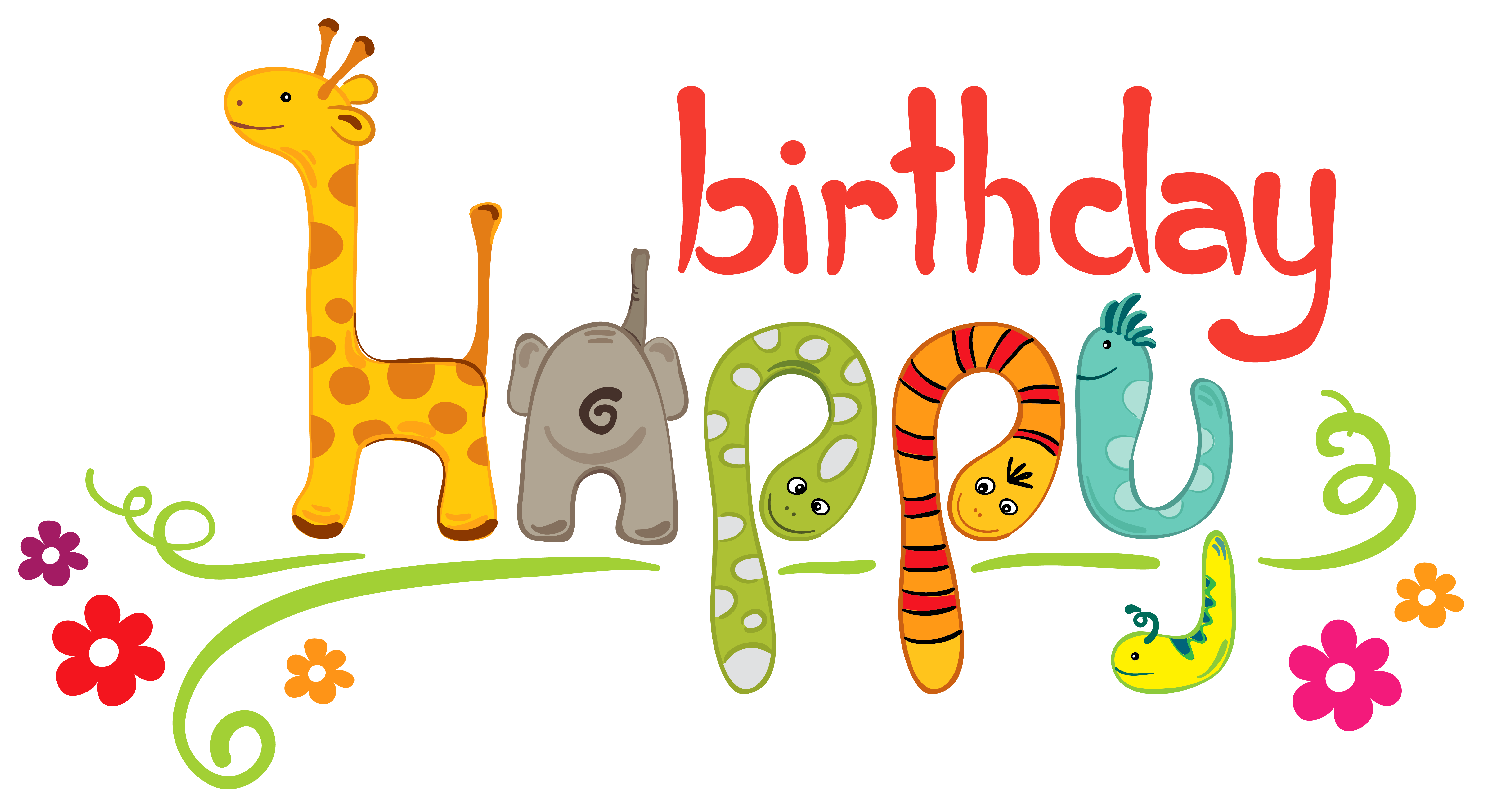 Cute happy kids png. Giraffe clipart birthday