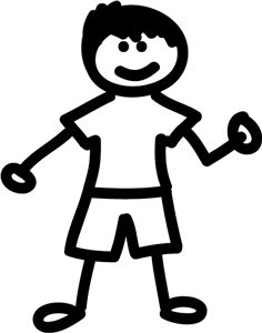 brother clipart stick figure