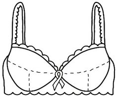 bra clipart outline