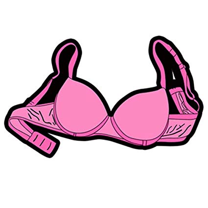 Bra clipart pink bra. Amazon com yooce reflective