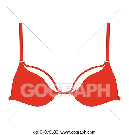 Eps illustration romantic image. Bra clipart vector