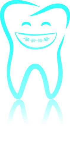 Braces clipart cartoon mouth. Tooth collection teeth a