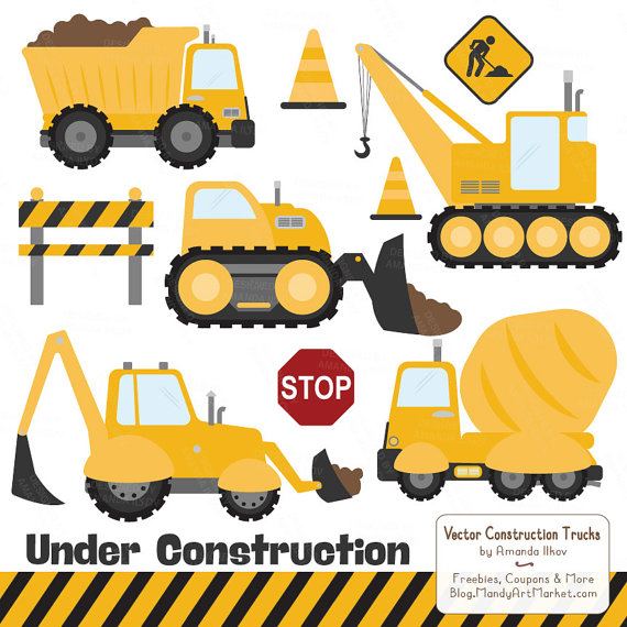 Braces clipart construction. Premium yellow truck 
