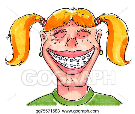braces clipart female