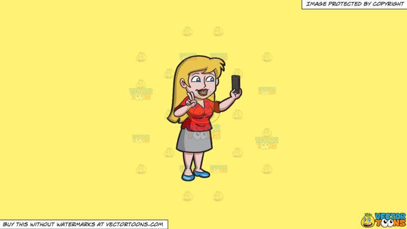 A woman with takes. Braces clipart right