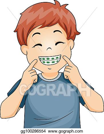 braces clipart smile person