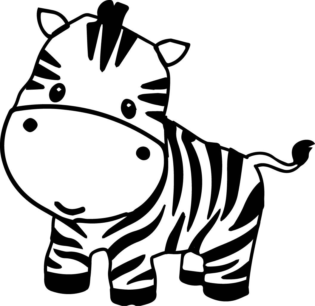 clipart zebra free baby