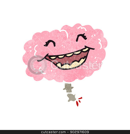 brain clipart happy