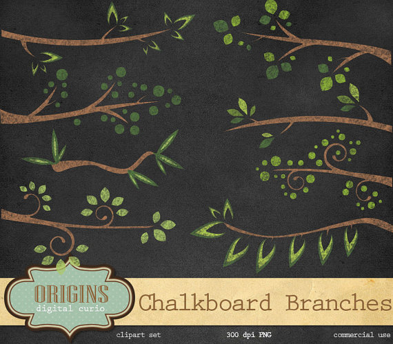 branch clipart chalkboard