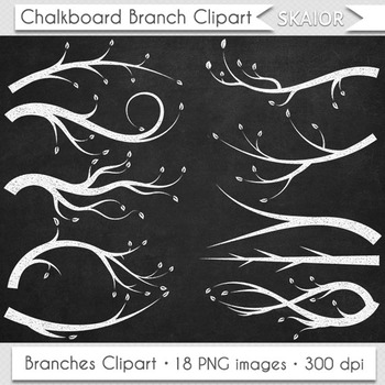 branch clipart chalkboard