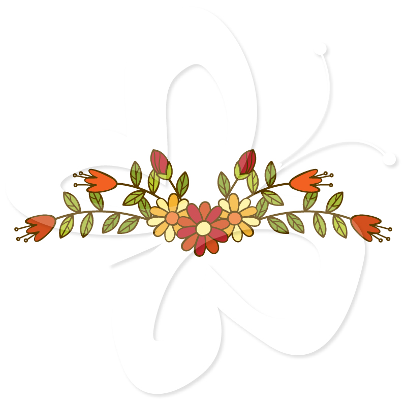 Fall dividers . Branch clipart divider
