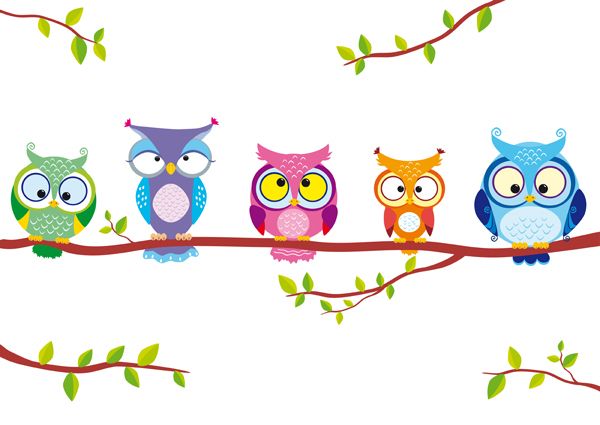 branch clipart owl