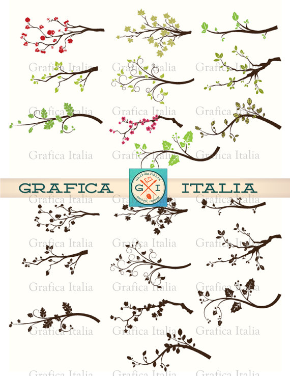 branch clipart printable