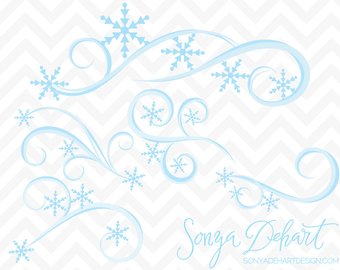 Winter wonderland clip art. Branch clipart sanga